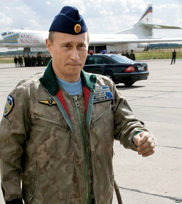 The story of Russian President Vladimir Putin ride in a Tupolev Tu-160 Blackjack during a tactical exercise involving the launch of Kh-555 cruise missiles