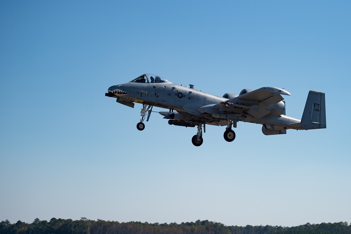 A-10C Warthog that belly landed last year is back flying again, with the same pilot at the controls