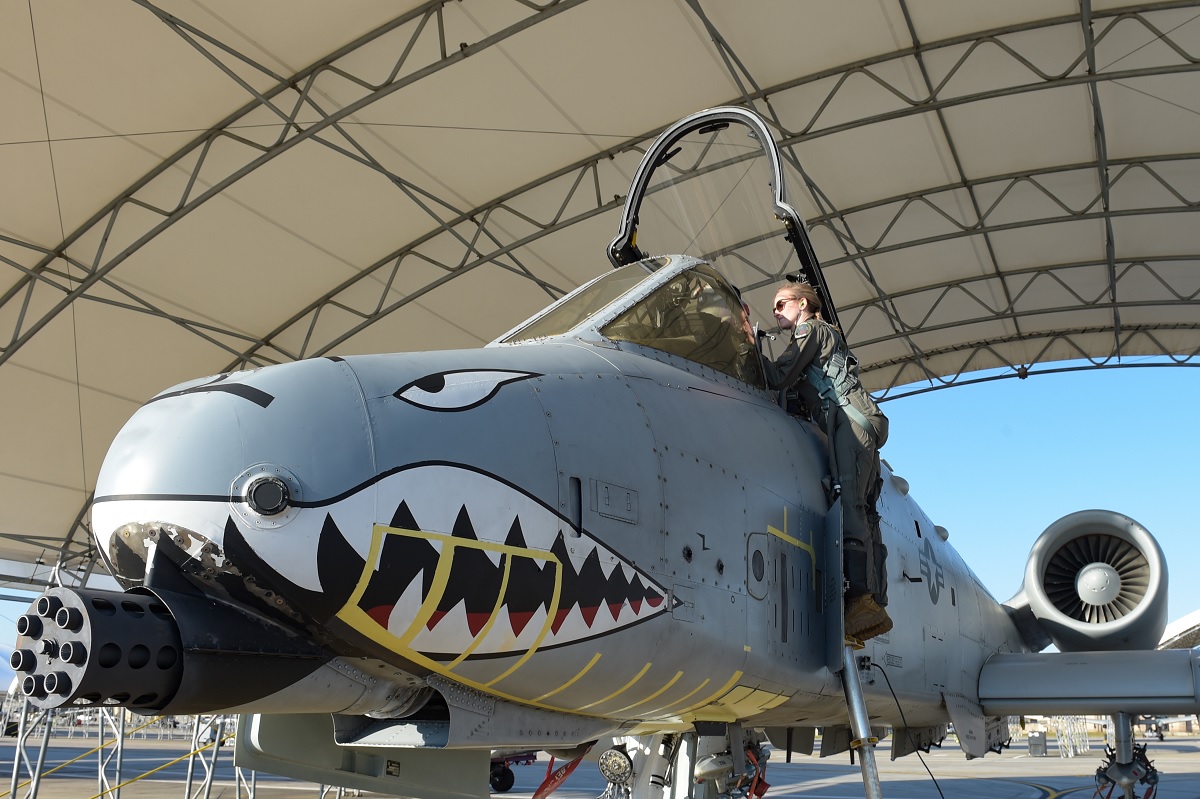 A-10C Warthog that belly landed last year is back flying again, with the same pilot at the controls