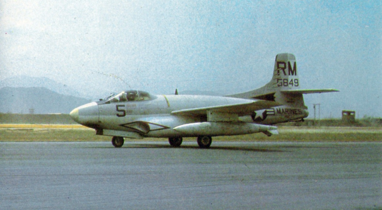 The EF-10B Skyknight that had a graffiti in Russian language saying ‘Join the U.S. Marine Corps’ painted on fuel tanks so that Soviet MiG pilots could read it during intelligence missions