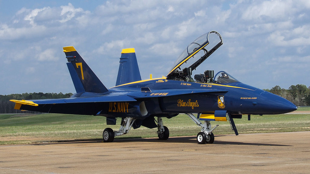 FA 18D Blue Angels