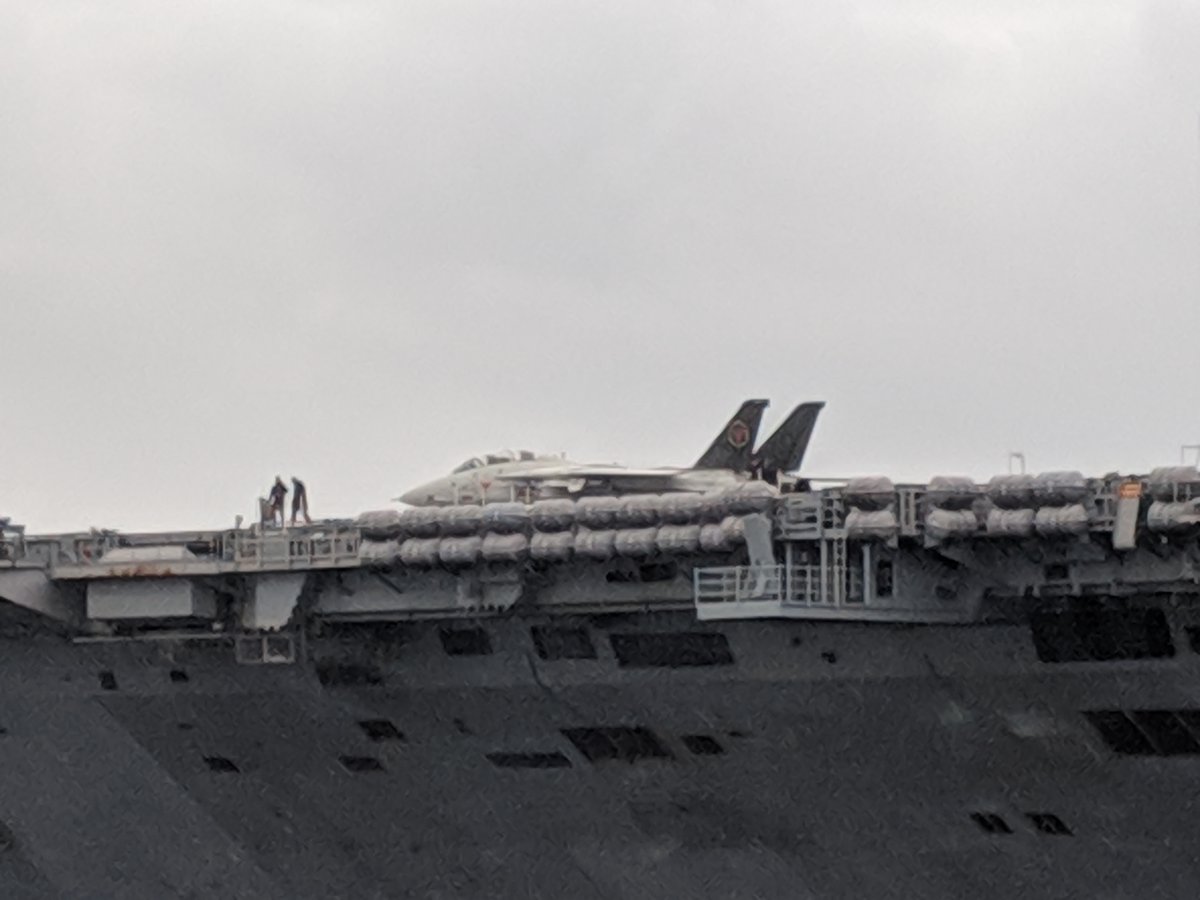 The iconic F-14 Tomcat Returns aboard a U.S. Navy Aircraft Carrier for Top Gun: Maverick