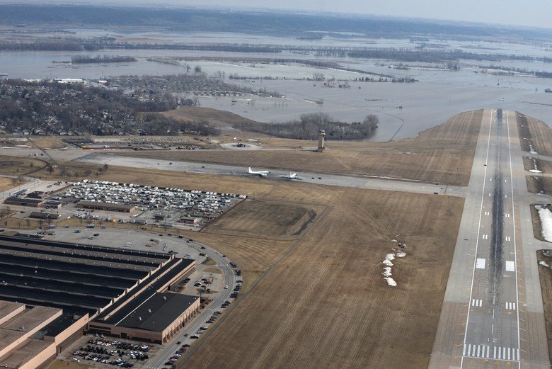 One-third of Offutt AFB Underwater, Eight RC-135 Rivet Joints and One E-4B Doomsday plane Evacuated