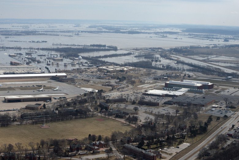 One-third of Offutt AFB Underwater, Eight RC-135 Rivet Joints and One E-4B Doomsday plane Evacuated