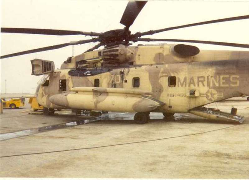 These USMC CH-53s wore a Sexy Paint Scheme during Operation Desert Storm