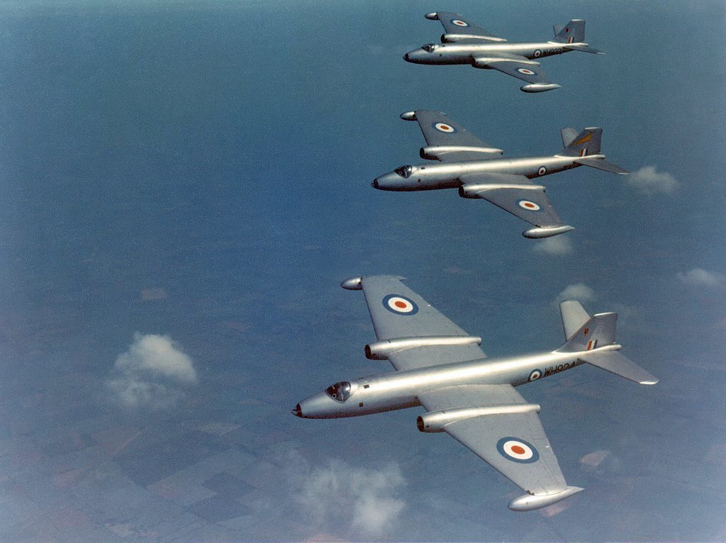 The story of the RAF Canberra bomber that nearly crashed during a mock dogfight with PAF F-104s