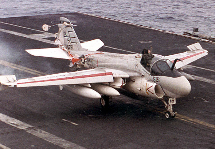 Gallagher partial ejection from KA-6D