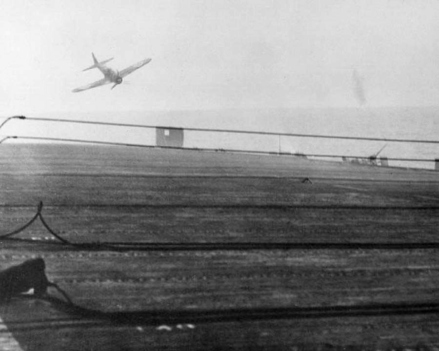 The Story of the First Kamikaze Attack in World War II