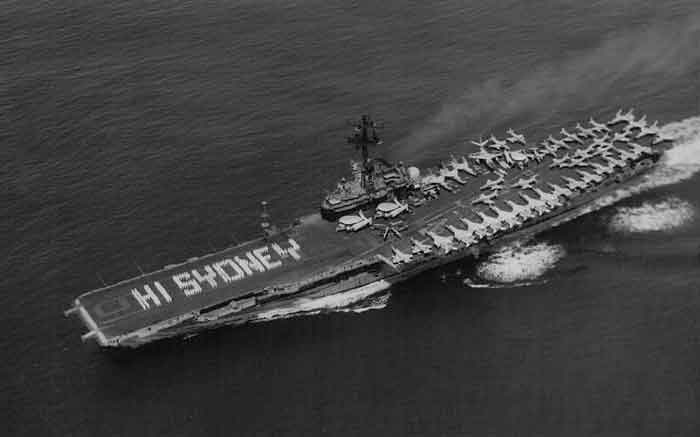 Say It With Sailors! The Tradition of the Aircraft Carrier Deck Spell-Out