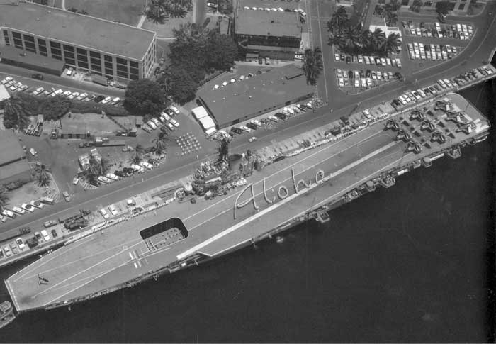 Say It With Sailors! The Tradition of the Aircraft Carrier Deck Spell-Out