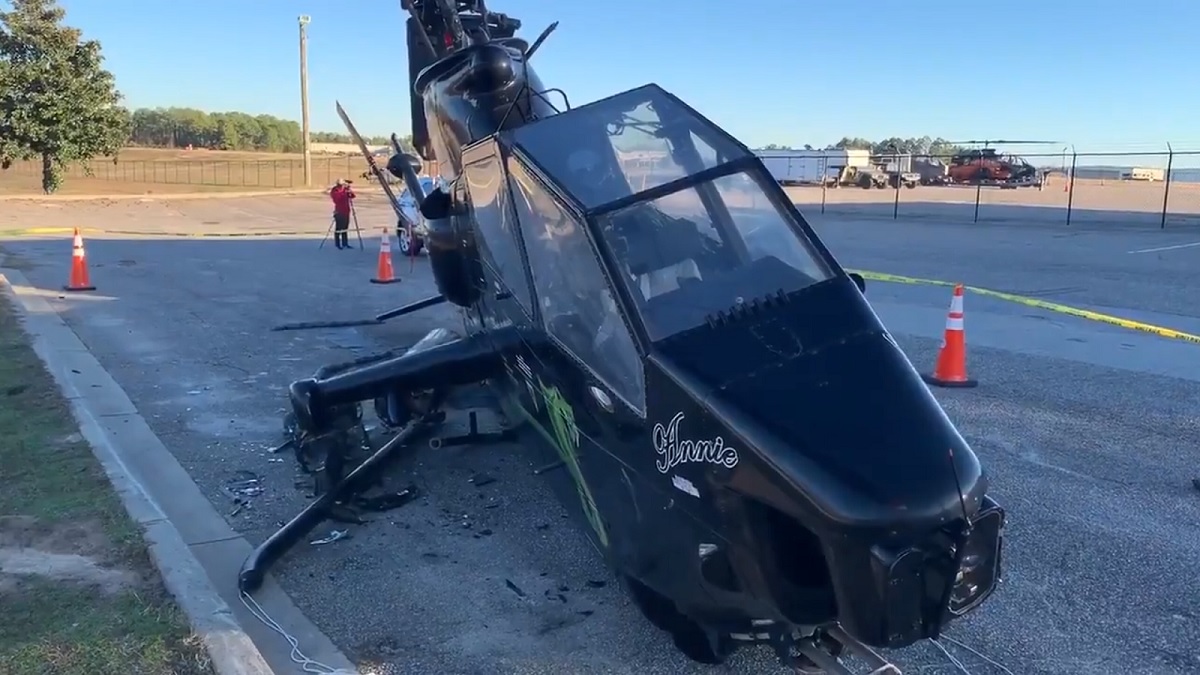 Drunk Driver Caused Half a Million Dollars of Damage after Crashing into Cobra Attack Helicopter