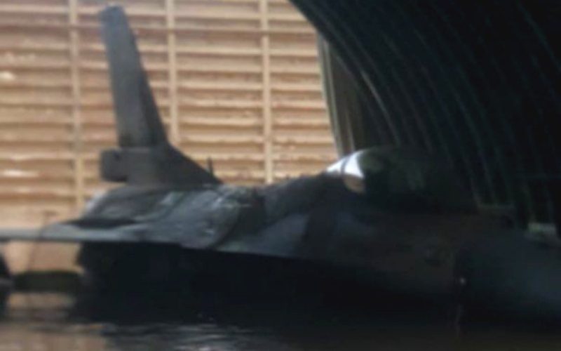 Photos show Israeli F-16 C/D Fighter jets Damaged In heavy rainstorm. IAF admits Mistake in not moving jets to safety during flood at Hatzor Air Base.