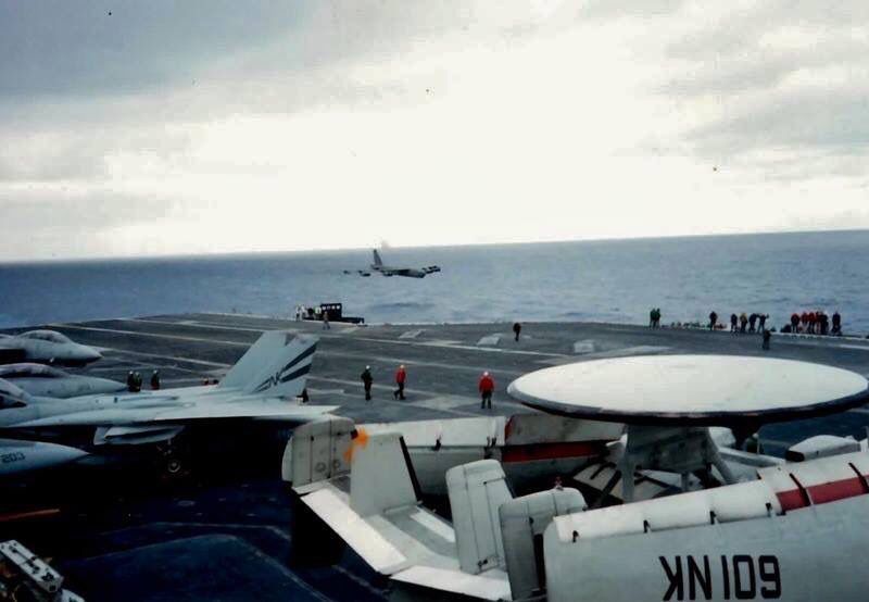 B-52 low level fly-by