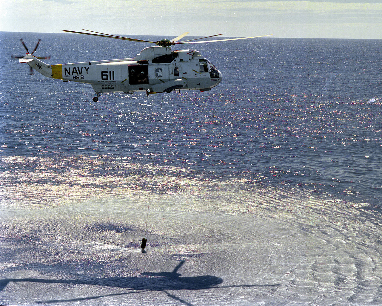 The Epic Story of the SH-3 helicopter that Flew to Haiphong harbor and saved a downed A-4 Pilot who was being fired at by North Vietnamese mortars while he was drifting in the South China Sea