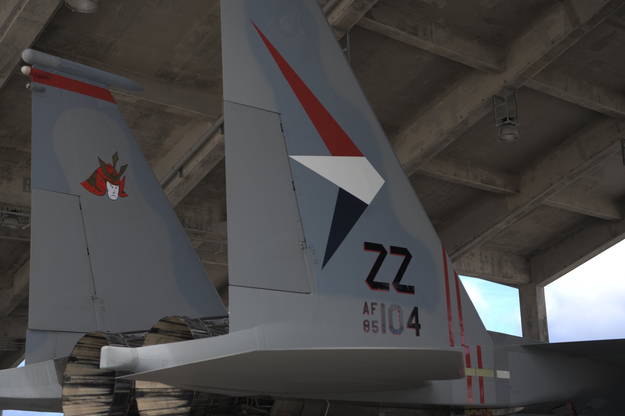 Kadena’s F-15C MiG killer special color celebrates the 60th anniversary of the defense alliance between the US and Japan