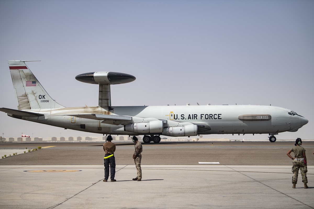 E-3G crews break record for sequential flights flying 34 consecutive combat missions