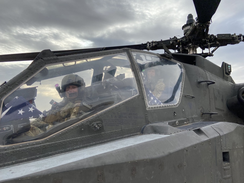 Twin pilots get Apache flight together in Afghanistan