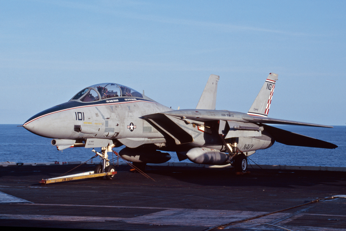 The Story Behind this F-14 Tomcat Squadron’s Christmas-Theme Markings