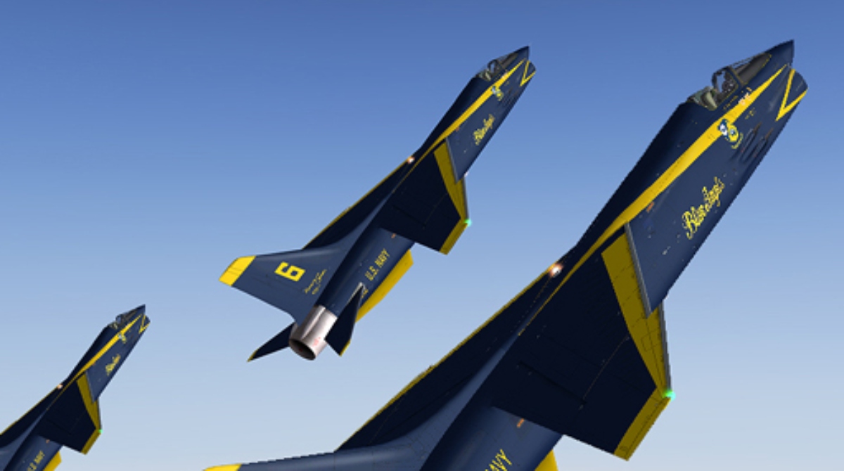 Blue Angels flying the F-8 Crusader would have been awesome, but it never happened. Here’s why.