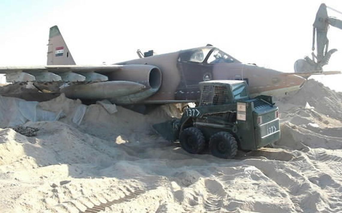 Remembering the Iraqi Air Force fighter jets found buried in the desert by American Forces during Operation Iraqi Freedom