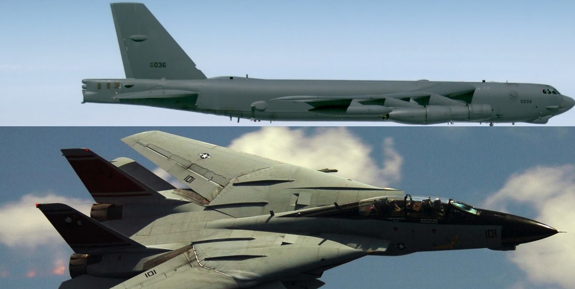 B 52 Vs F 14