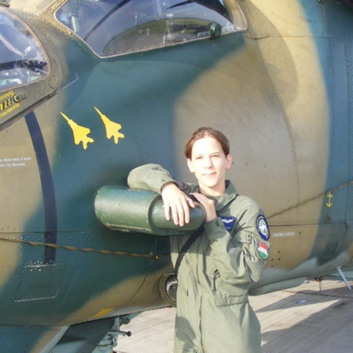 Hungarian female Mi 24 pilot simulated gun kills F 15Cs 1