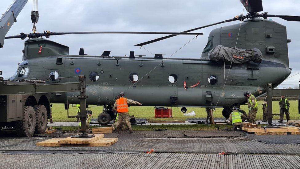 Former US Army CH-47 flight engineer explains how his Chinook got stuck in the mud. Twice.