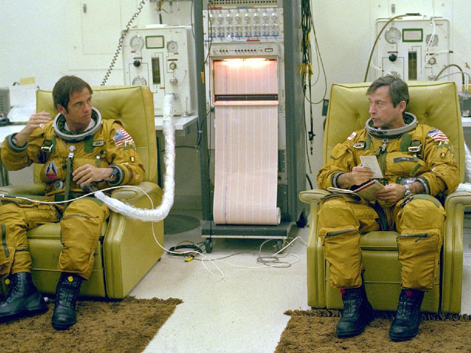 Did you know NASA had to borrow U-2/SR-71 “yellow” Pressure Suits for first space shuttle mission?
