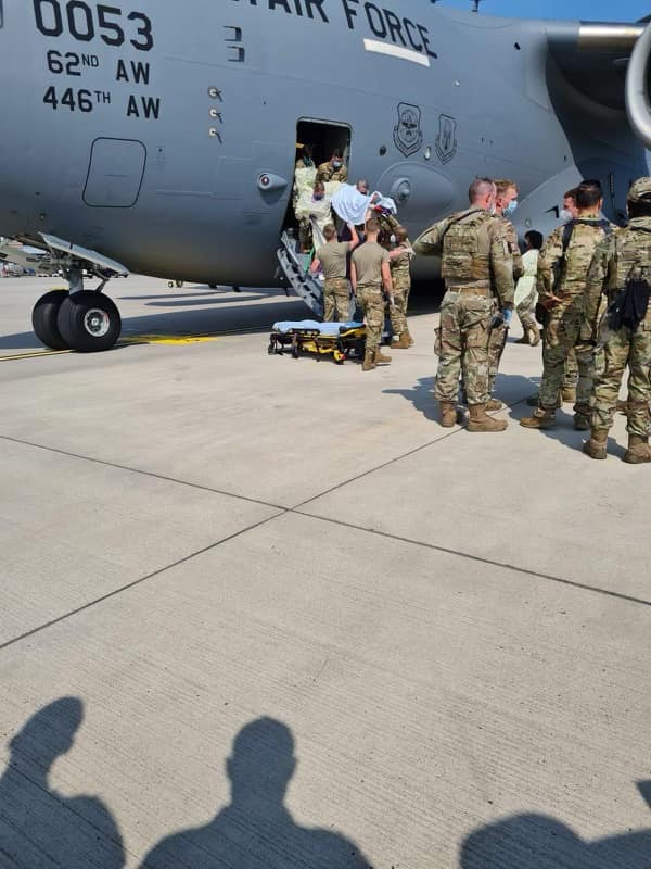 ‘We took off with 270 children, and we landed with 271.’ C-17 crew helped to deliver a baby aboard a Globemaster III carrying Afghans evacuated from Kabul