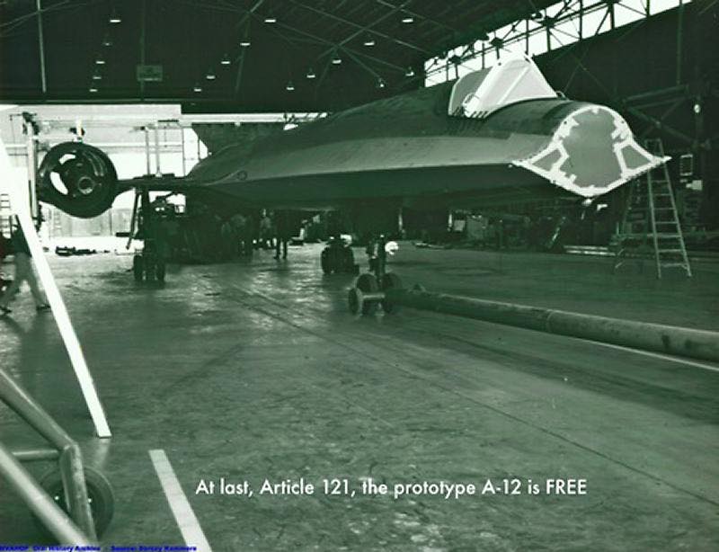 Did you know? To keep the A-12 project secret CIA stored in boxes Oxcart spy planes and moved them from Skunk Works production site to Area 51