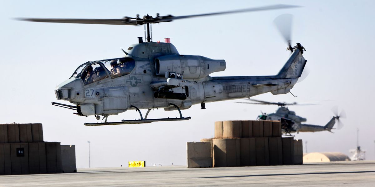 USMC AH-1W and UH-1Y crews who were able to take off during the Taliban attack on Camp Bastion recall providing CAS to the airfield defenders