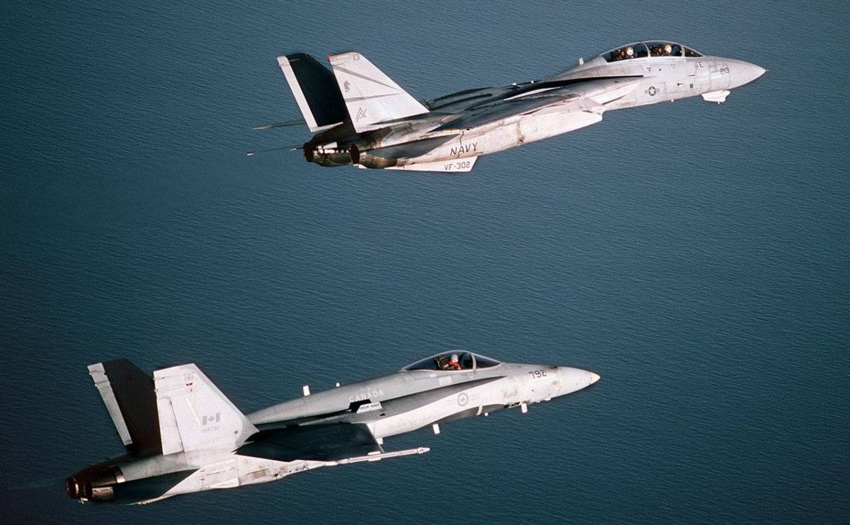 F-14 plane captain recalls when his Tomcat RTB from ACM training with 95{86815bdea375d4d2323ab2d583dc2ad968927cbbbeabbe7e930b96f79573645e} of its starboard stab missing. The pilot never knew it was missing and just used a little trim for the ACM mission.