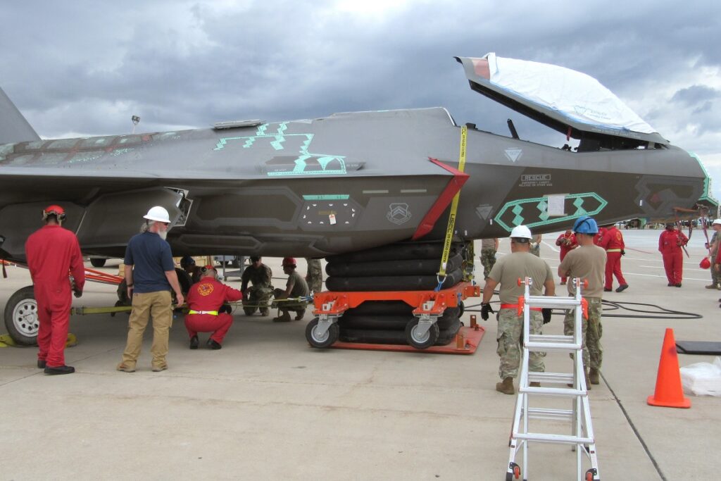 Crashed-F-35A