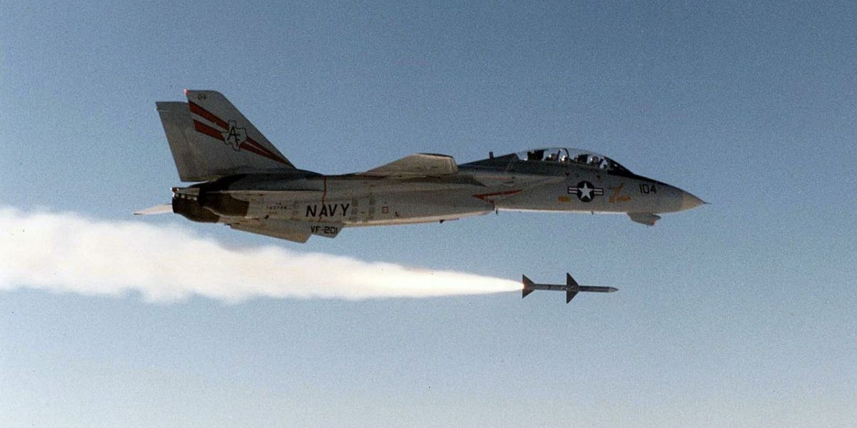 F-14 pilot recalls when he nearly fired an AIM-7 Sparrow against a Boeing 727 on intercept vector to the RC-135 his Tomcat was escorting