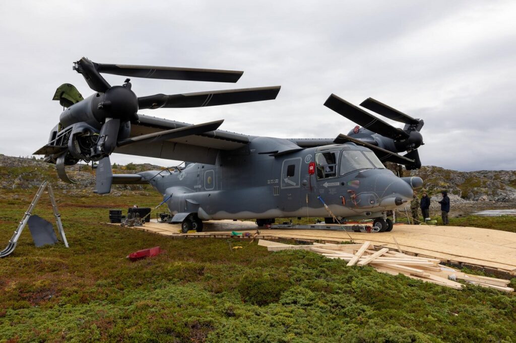 Lifted-Out-CV-22-Osprey