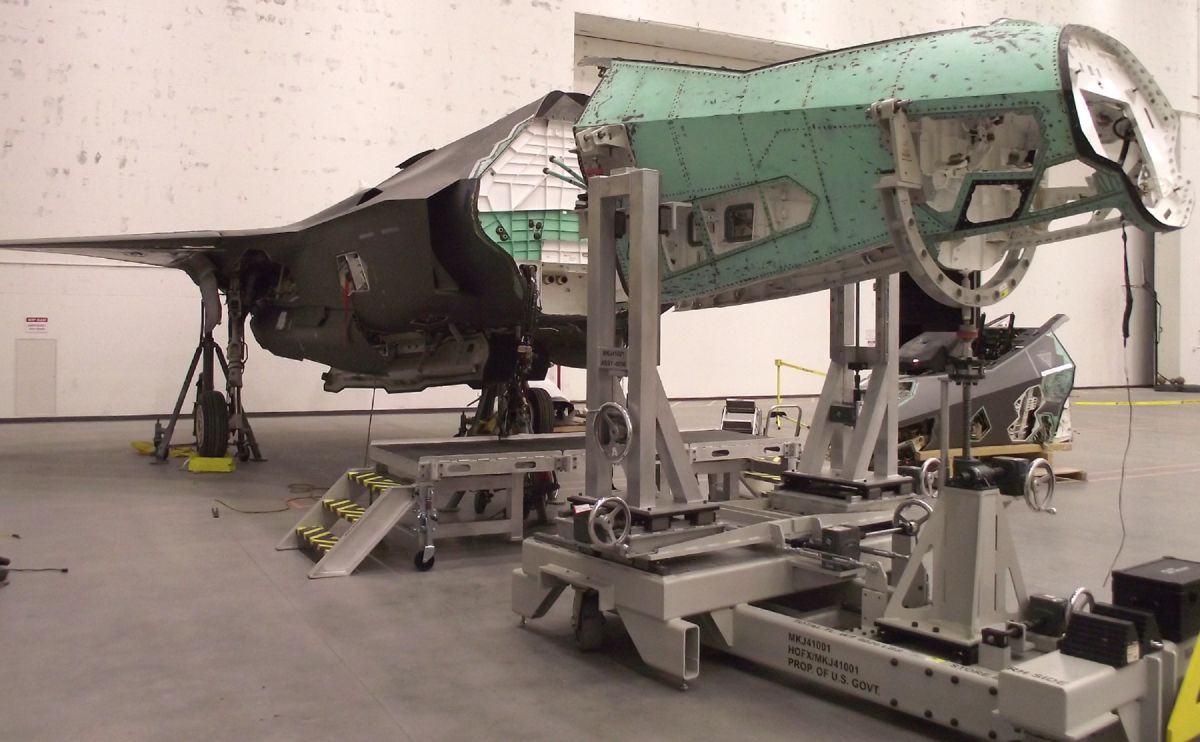 Meet the F-35 “Franken-bird,” the Lightning II made from two mishap damaged F-35As