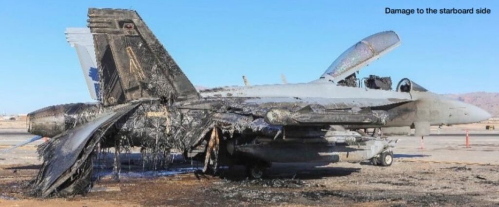 Damaged-RAAF-EA-18G