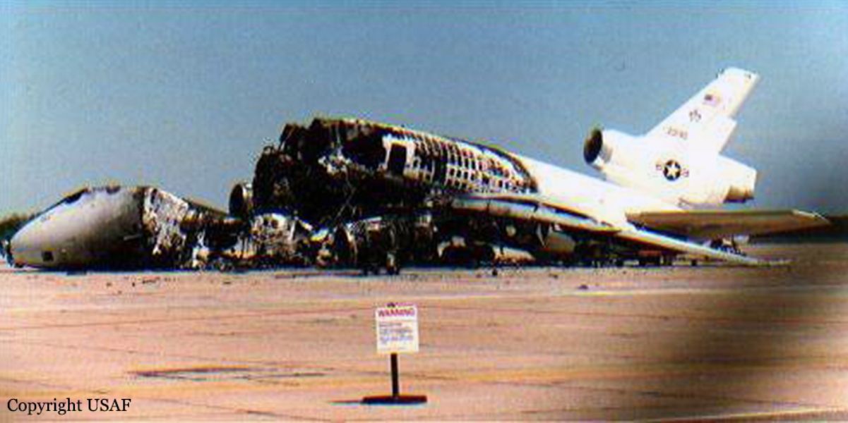 The only KC-10 lost by the USAF: the sad story of the Extender that exploded on the ramp at Barksdale AFB