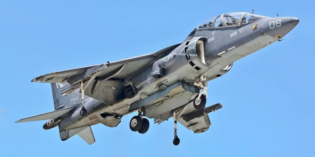 USMC TAV-8B pilot recalls bringing his jet to airshow in his grandparents’ town. His grandma was pulled out of the way by ground crew because she was standing right where they were parking him.