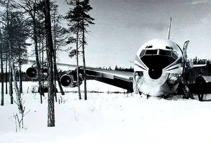 The story of the Korean Air Lines Boeing 707 that strayed into Soviet airspace and was forced to crash land by a Su-15 Flagon