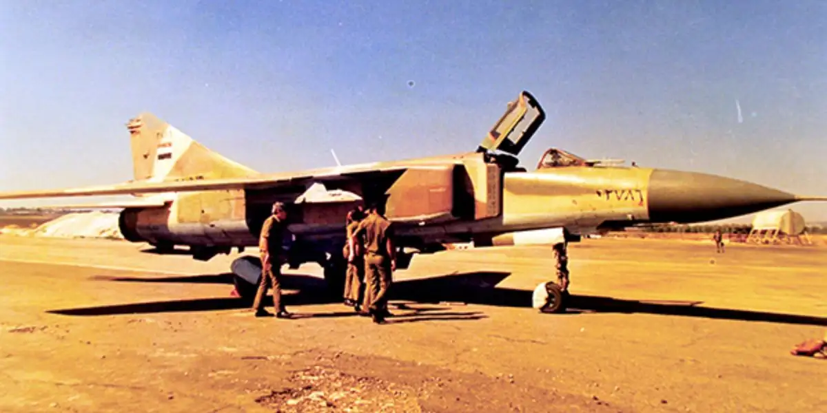 Israeli civilian pilot recalls alerting Airport in Upper Galilee after spotting Syrian MiG-23 defecting to Israel in 1989. The tower never reported it further up the chain of command.