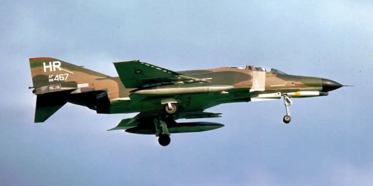 F-4E pilot recalls spotting a glider flying close to the target during a training air-to-ground mission