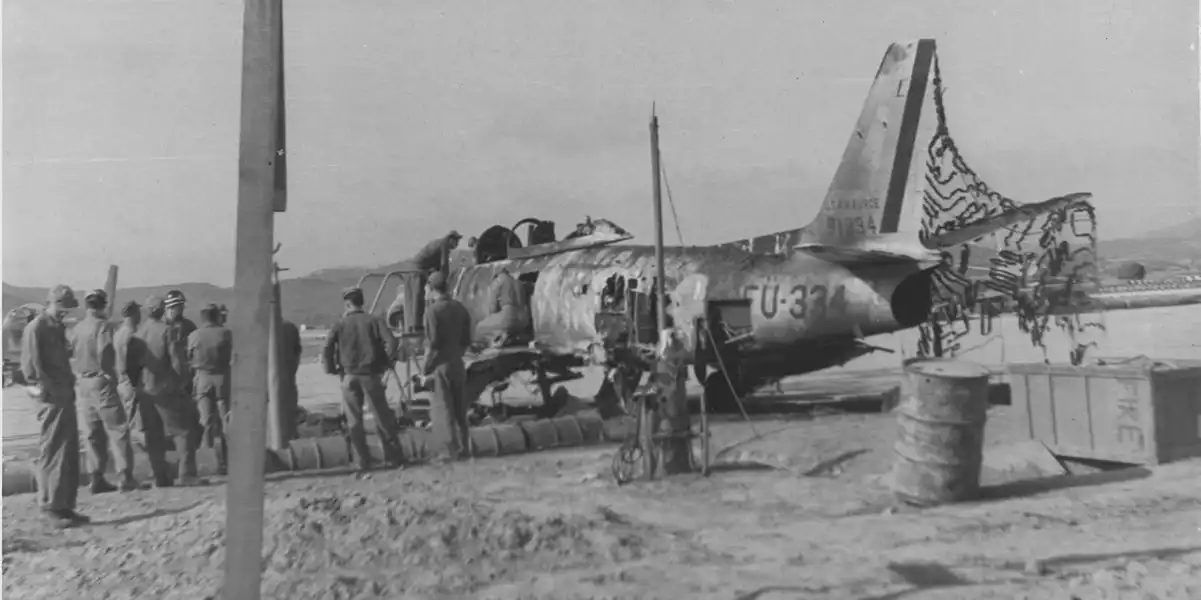 When Soviets stole and transported an F-86 Sabre to Moscow during Korean War